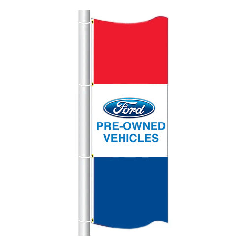 Load image into Gallery viewer, 3.5ft x 7.5ft  Drape Flag Free Flying- Horizontal Dealer Brands
