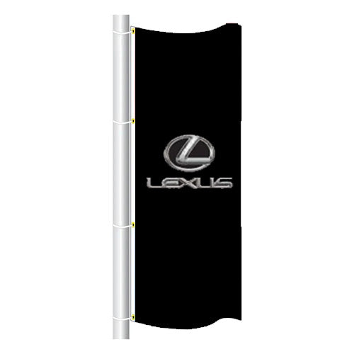 3.5ft x 7.5ft  Drape Flag Free Flying- Horizontal Dealer Brands