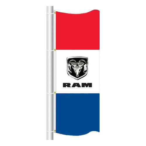3.5ft x 7.5ft  Drape Flag Free Flying- Horizontal Dealer Brands