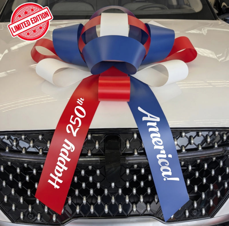 Load image into Gallery viewer, 30" Premium America 250 Car Bow
