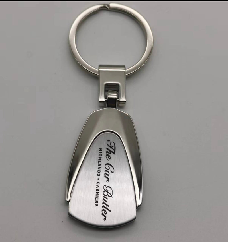 Load image into Gallery viewer, Custom Metal Tear Drop Key Chain
