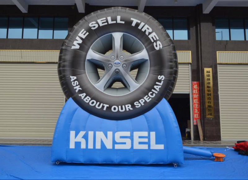 Load image into Gallery viewer, Giant Tire PVC Inflatable
