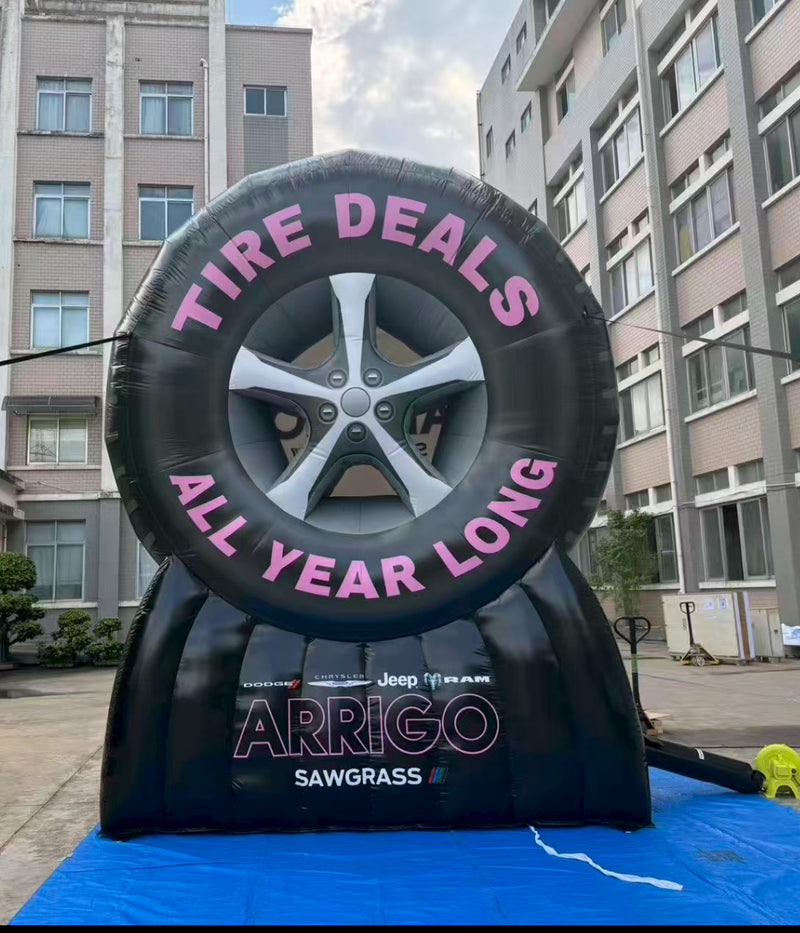 Load image into Gallery viewer, Giant Tire PVC Inflatable
