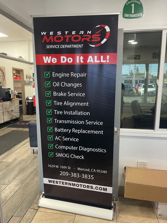 Retractable Roll Up Banner ( Premium )