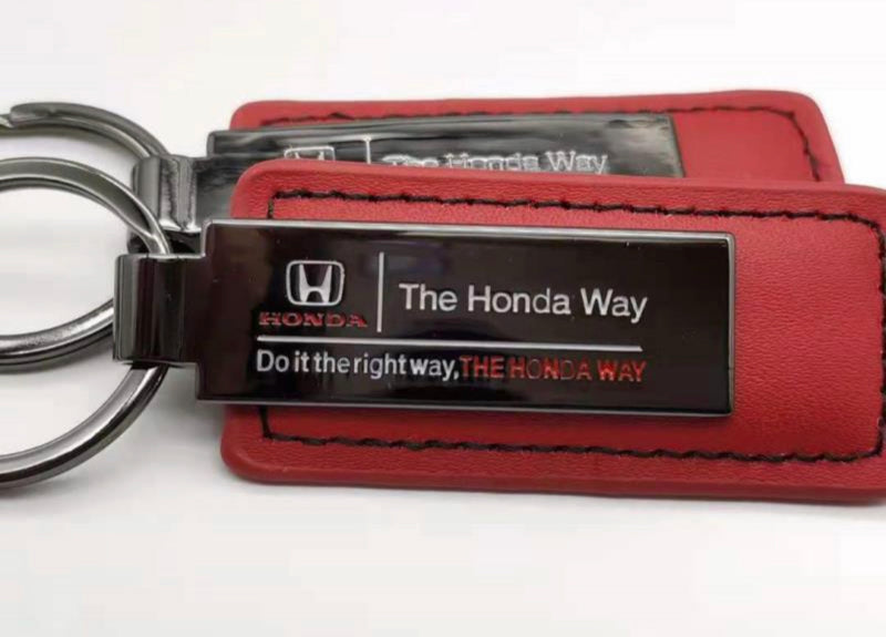 Load image into Gallery viewer, Custom Leather/Metal Rectangle Key Fobs
