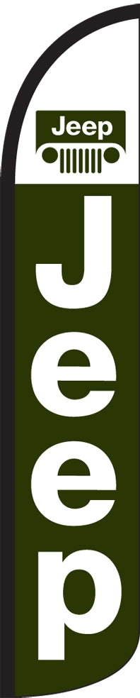 Premium Swooper Flag - Jeep