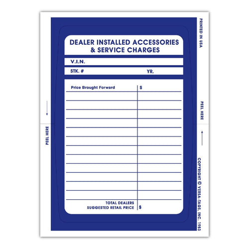 KLEER-BAK Dealer Add-On Stickers