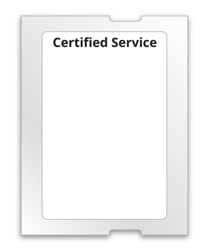 Light Adhesive Sticker - Certified Service - For 5 in 1, ROLL of 500