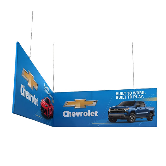 L Shaped Hanging Sign (Square Corners)