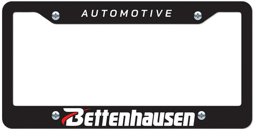 Custom License Plate Frame -  Black with Raised Imprint ( 2 Color )