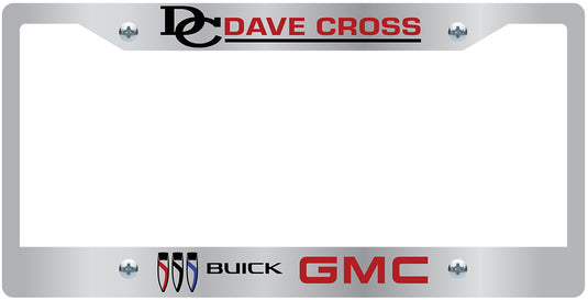 Premium Full Dip Chorme Plastic License Frame- 3 Color