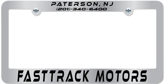 Premium Full Dip Chorme Plastic License Frame- 1 Color