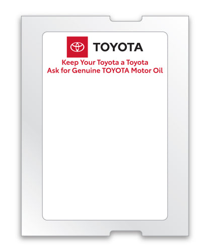 Light Adhesive Sticker - Toyota - For 5 in 1, ROLL of 500