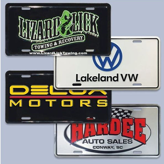 Custom Printed Aluminum License Plates