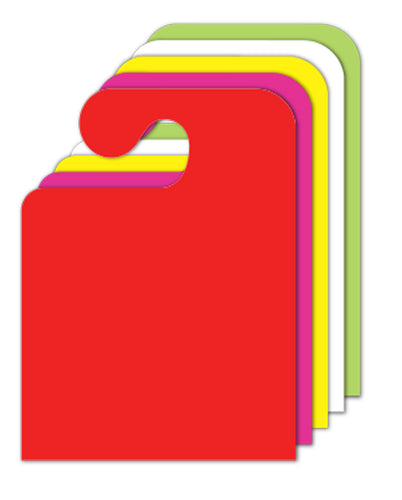 Mirror Hang Tags J Hook - Blank