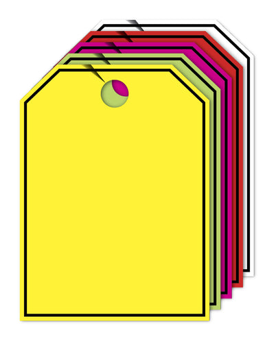 Mirror Hang Tags - Blank with Border