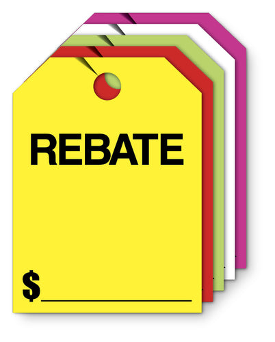 Mirror Hang Tags -Rebate