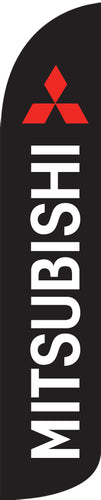 Premium Swooper Flag - Mitsubishi