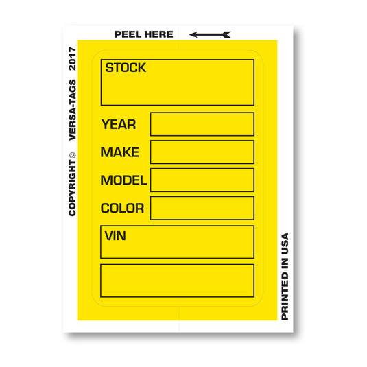 V-T KLEER-BAK Stock Stickers