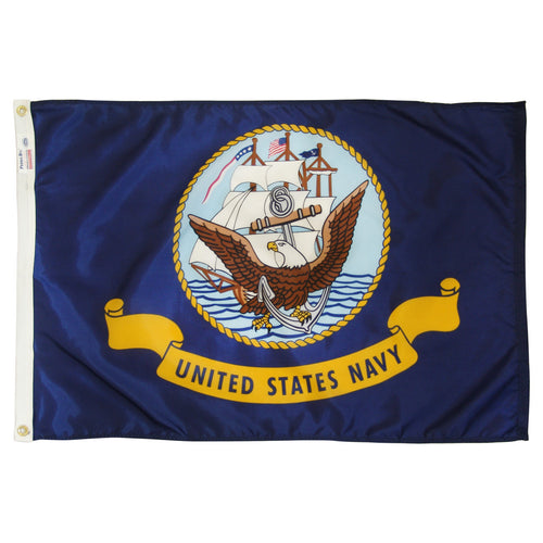 3' x 5' Perma-Nyl® Nylon Flag - NAVY