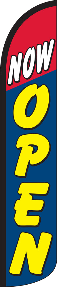 Premium Swooper Flag - Now Open