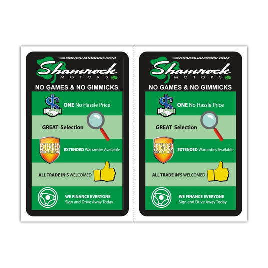 Custom Outdoor Vinyl Laser Forms - Pack of 100  ( 2 up - 5.5