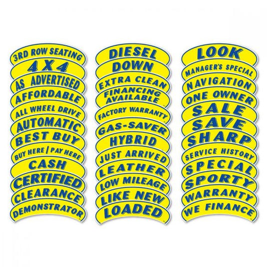 Oval Arch Slogans - Top