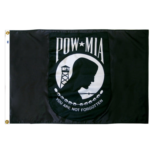 3' x 5' Perma-Nyl® Nylon Flag - POW / MIA