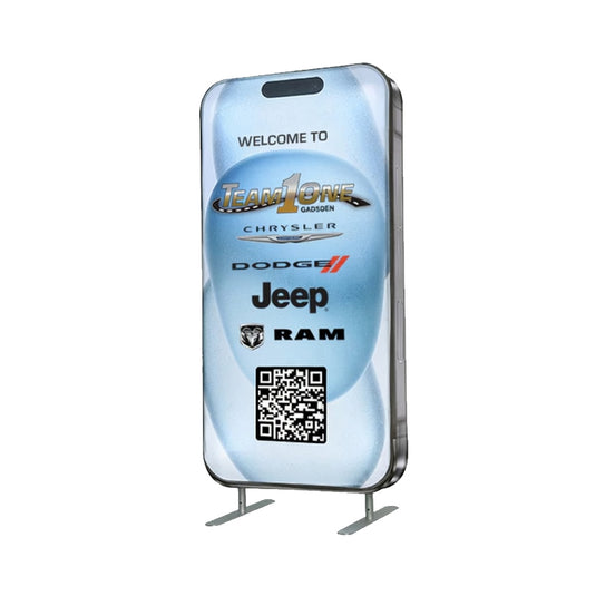 Phone-Shaped Fabric Stand