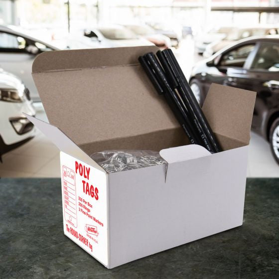 Load image into Gallery viewer, Poly Key Tags-White
