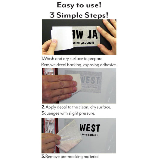 Over Sized Pre-Spaced Vinyl Decals ( Under 58 sq inch )