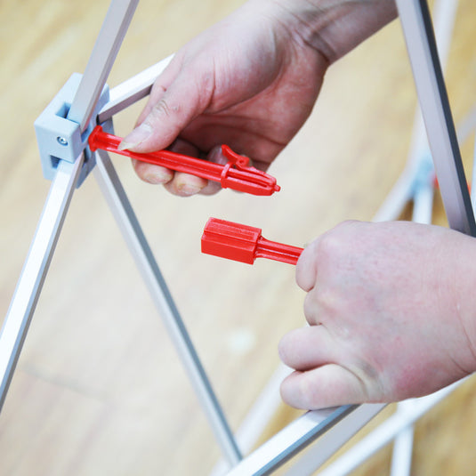 Double Sided Straight Fabric Popup Displays