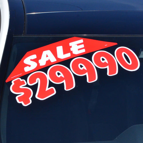 Red & White Corner Slogans