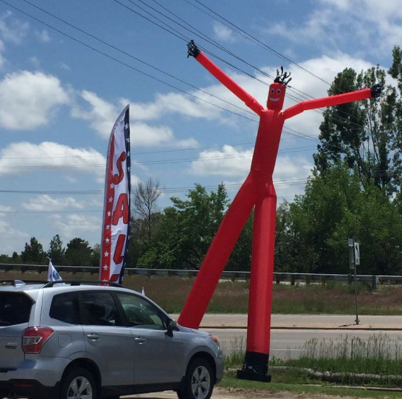 Load image into Gallery viewer, 17&#39; Two Leg Air Dancers® Inflatable Tube Man
