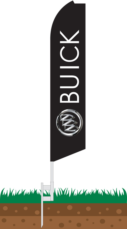 Half Sleeve Swooper Feather Flag - Buick