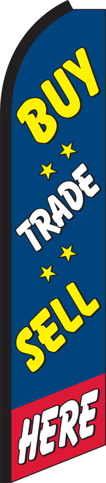 Load image into Gallery viewer, Half Sleeve Swooper Feather Flag - Buy Trade Sell
