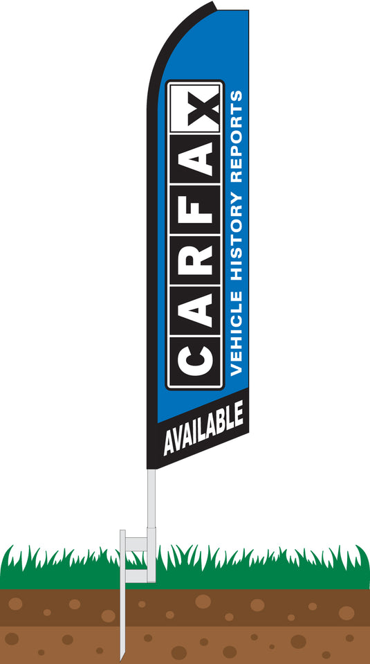 Half Sleeve Swooper Feather Flag - CarFax