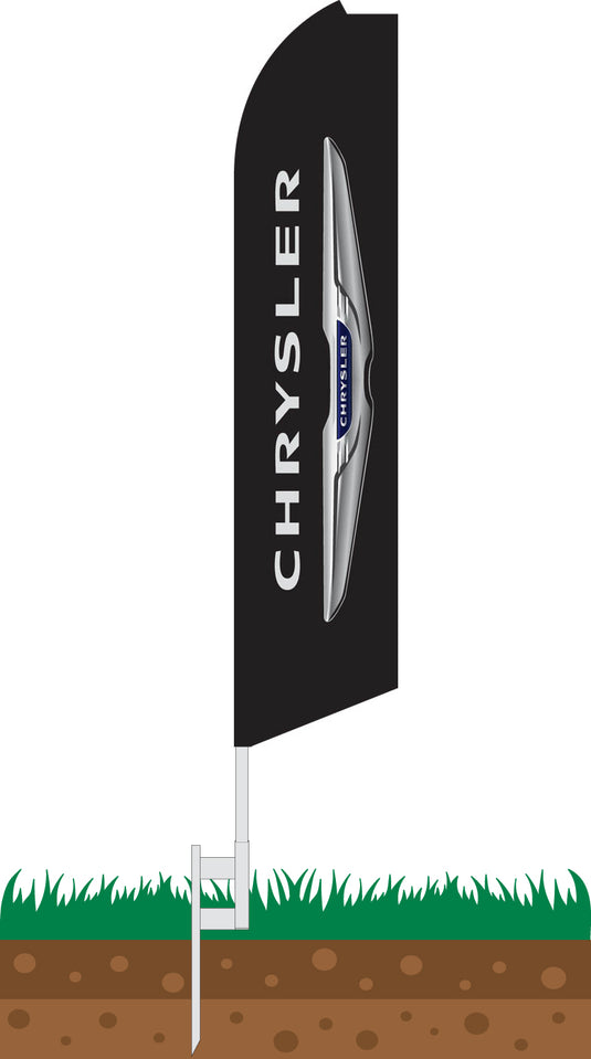 Half Sleeve Swooper Feather Flag - Chrysler