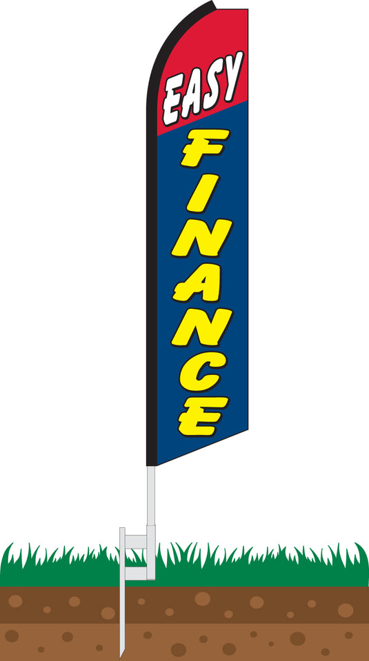 Half Sleeve Swooper Feather Flag - Easy Finance