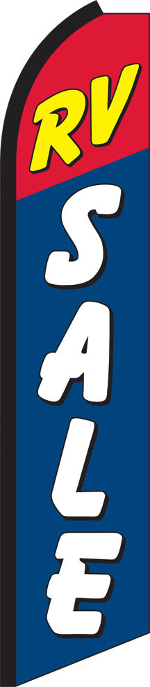 Half Sleeve Swooper Feather Flag - RV Sale