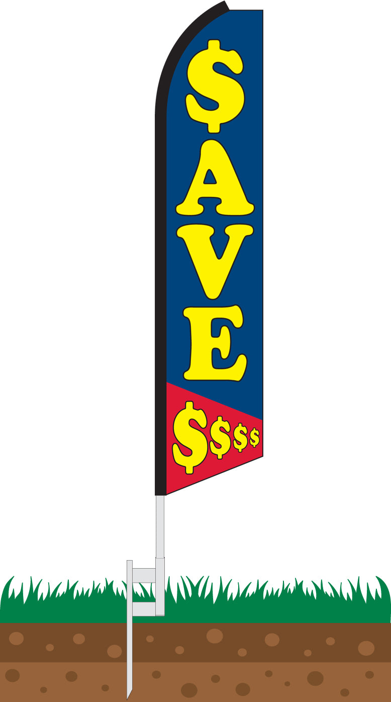 Load image into Gallery viewer, Half Sleeve Swooper Feather Flag - Save $$$$
