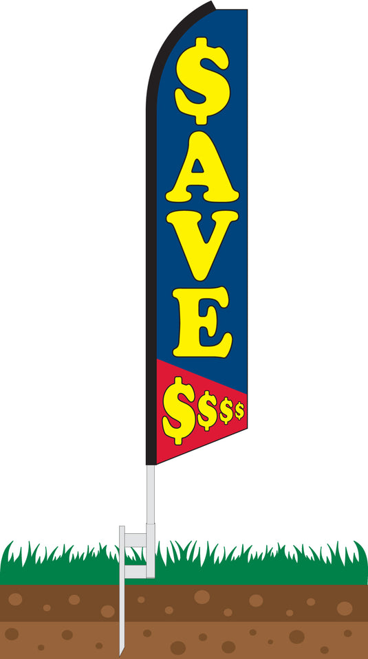 Half Sleeve Swooper Feather Flag - Save $$$$