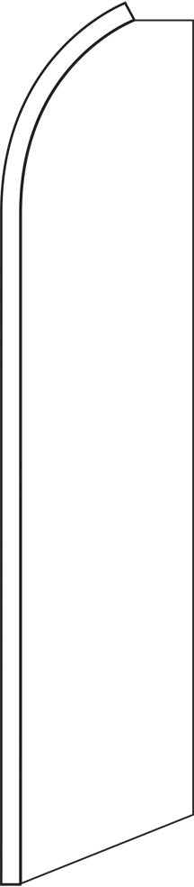 Load image into Gallery viewer, Half Sleeve Swooper Feather Flag - Solid White
