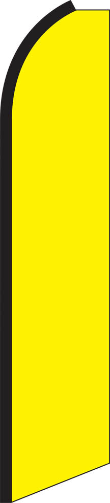 Load image into Gallery viewer, Half Sleeve Swooper Feather Flag - Solid Yellow
