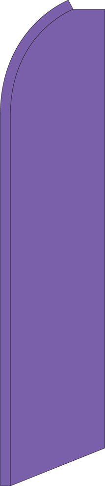 Half Sleeve Swooper Feather Flag - Solid Purple