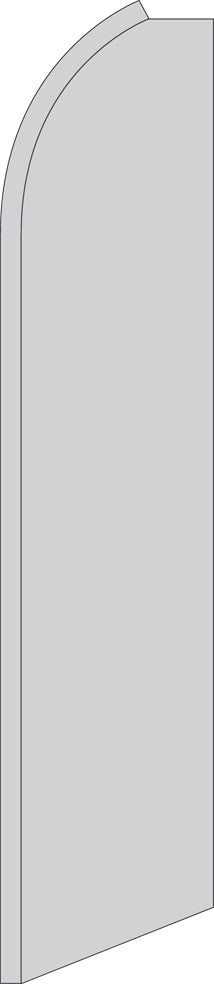 Load image into Gallery viewer, Half Sleeve Swooper Feather Flag - Grey
