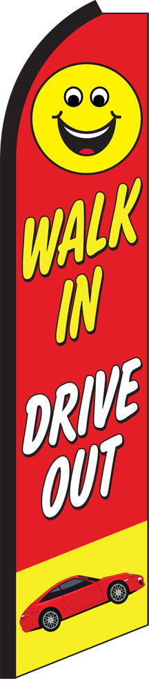 Load image into Gallery viewer, Half Sleeve Swooper Feather Flag - Walk In Drive Out
