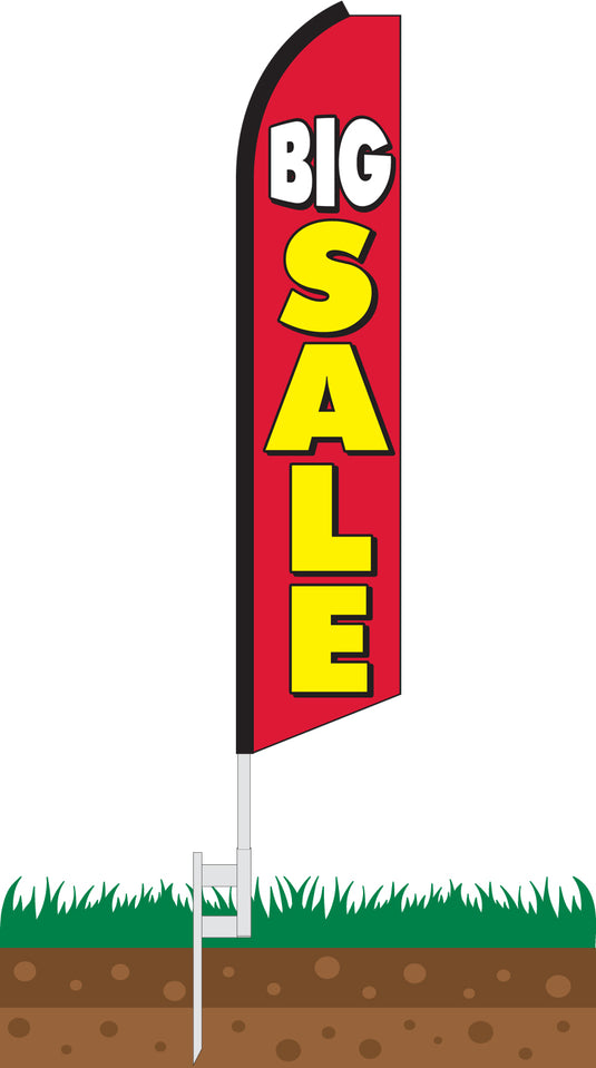 Half Sleeve Swooper Feather Flag - Big Sale