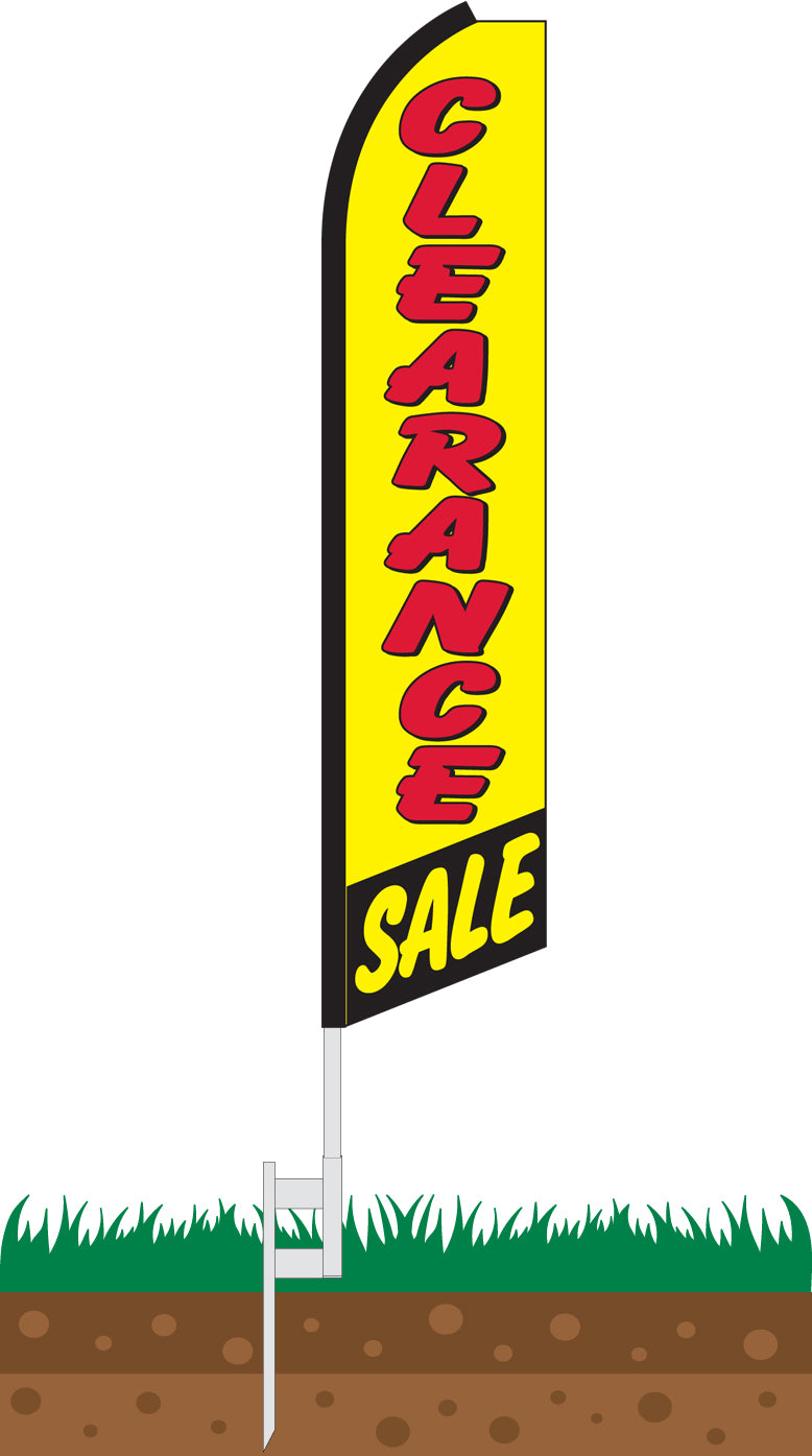 Load image into Gallery viewer, Half Sleeve Swooper Feather Flag - Clearance Sale
