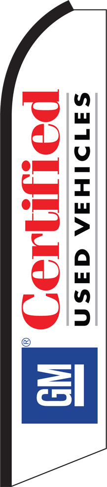Half Sleeve Swooper Feather Flag - GM Certified Used Vehicles